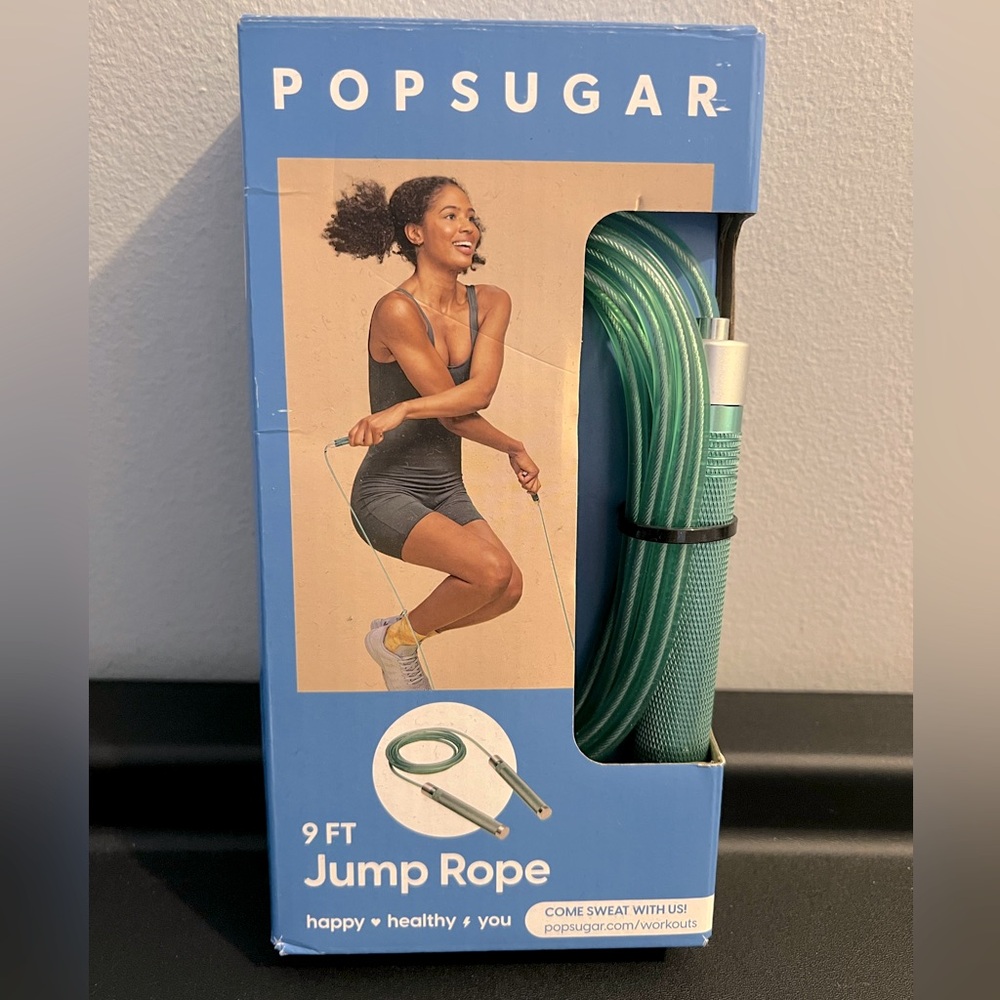 POPSUGAR Green Jump Rope, NWT